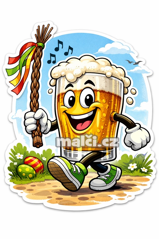 Samolepka Velikonoční pivo v2
