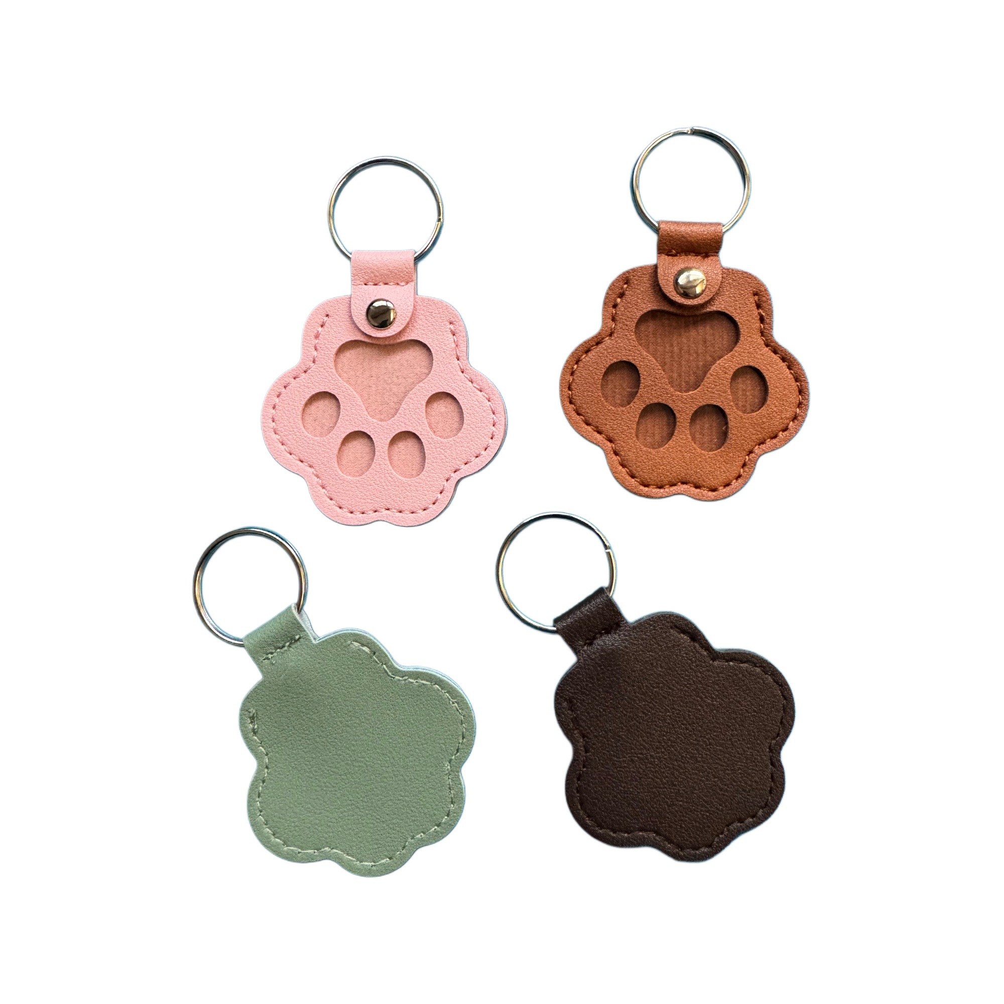 Psí tlapka vzpomínek - přívěsek na klíče