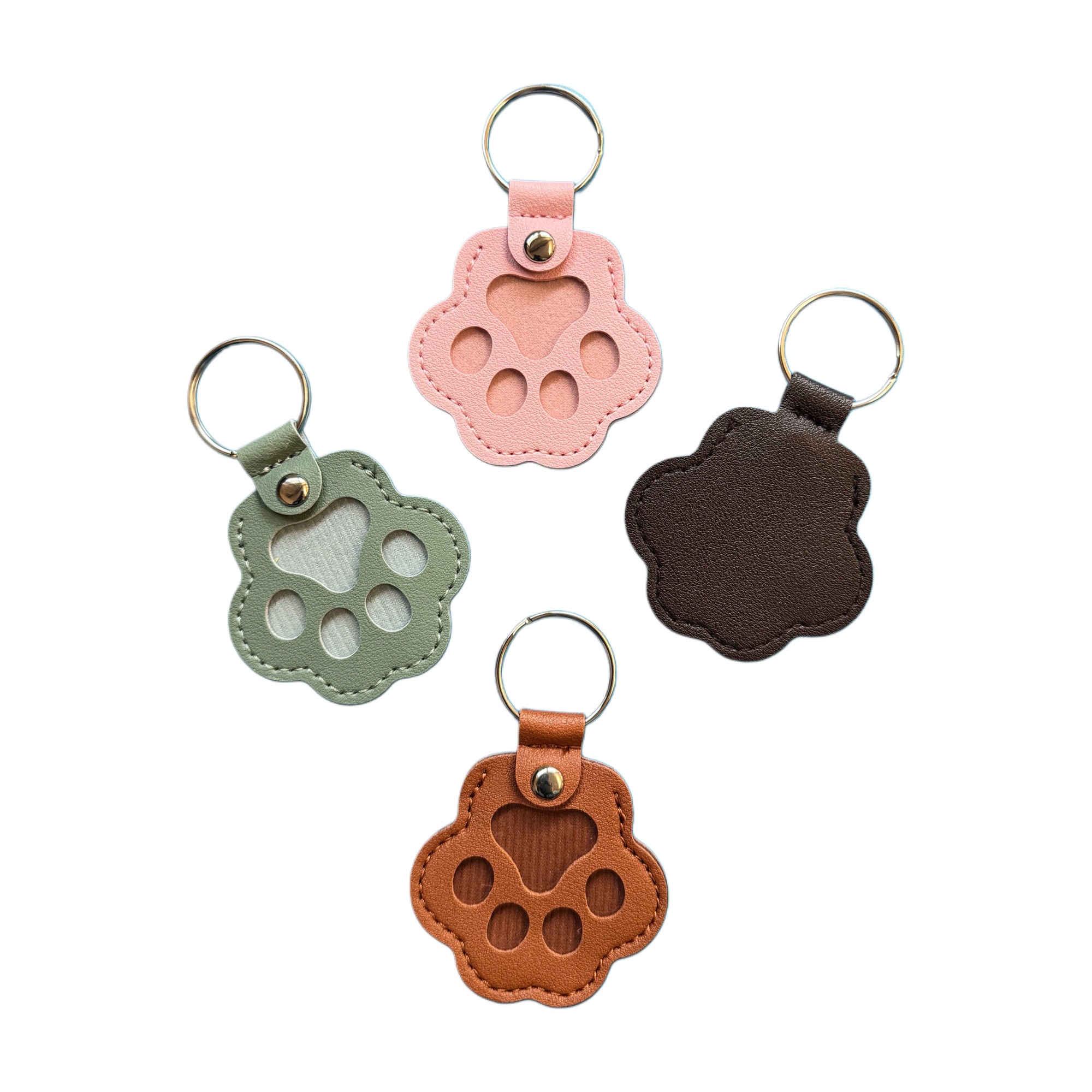 Psí tlapka vzpomínek - přívěsek na klíče