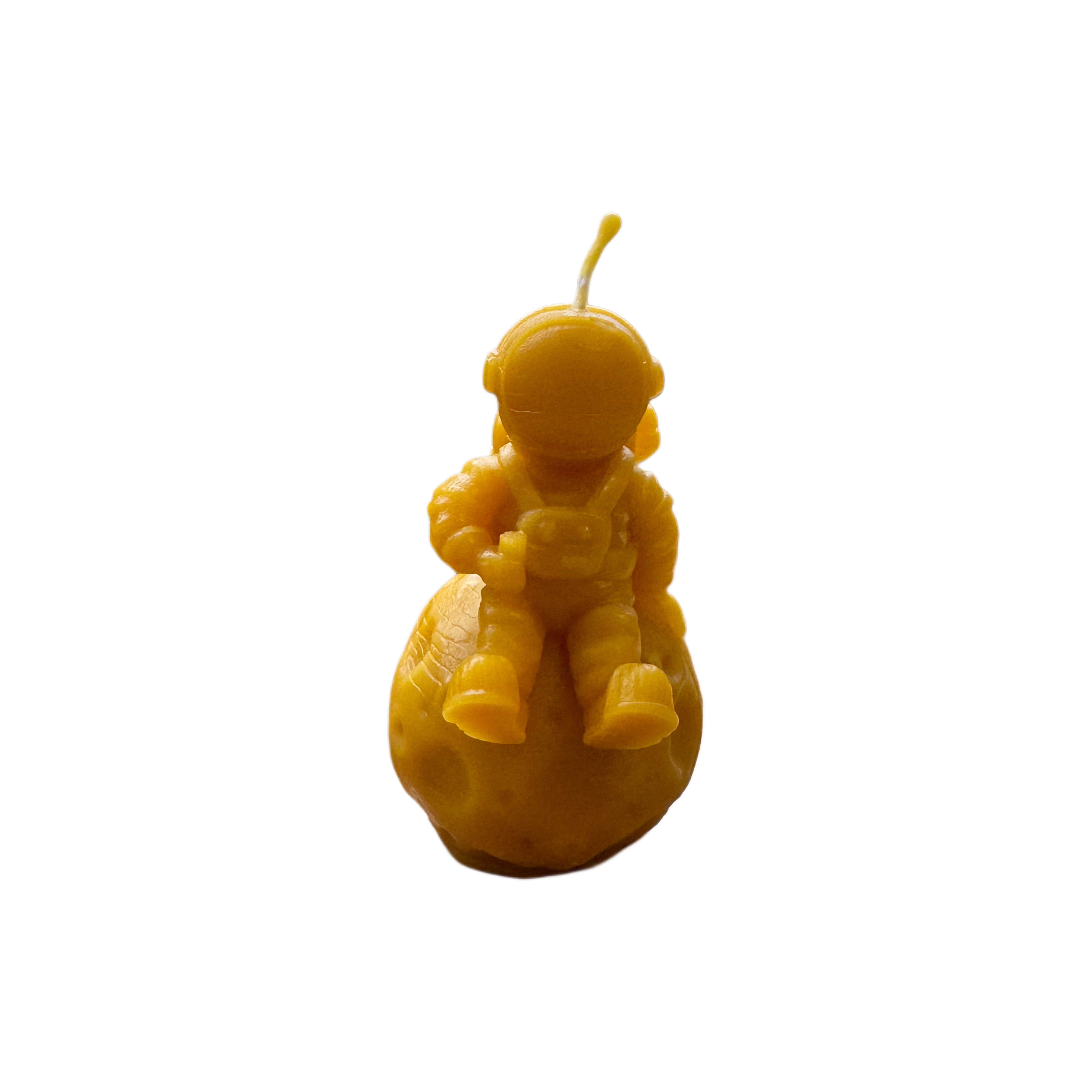 Svíčka z včelího vosku - Kosmonaut na Měsíci