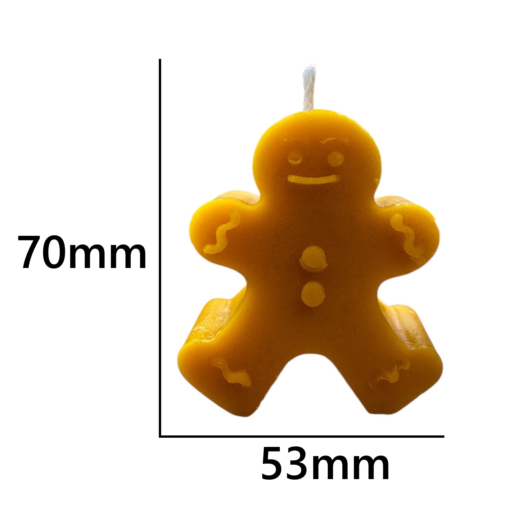 Vánoční svíčka z včelího vosku – Perníček