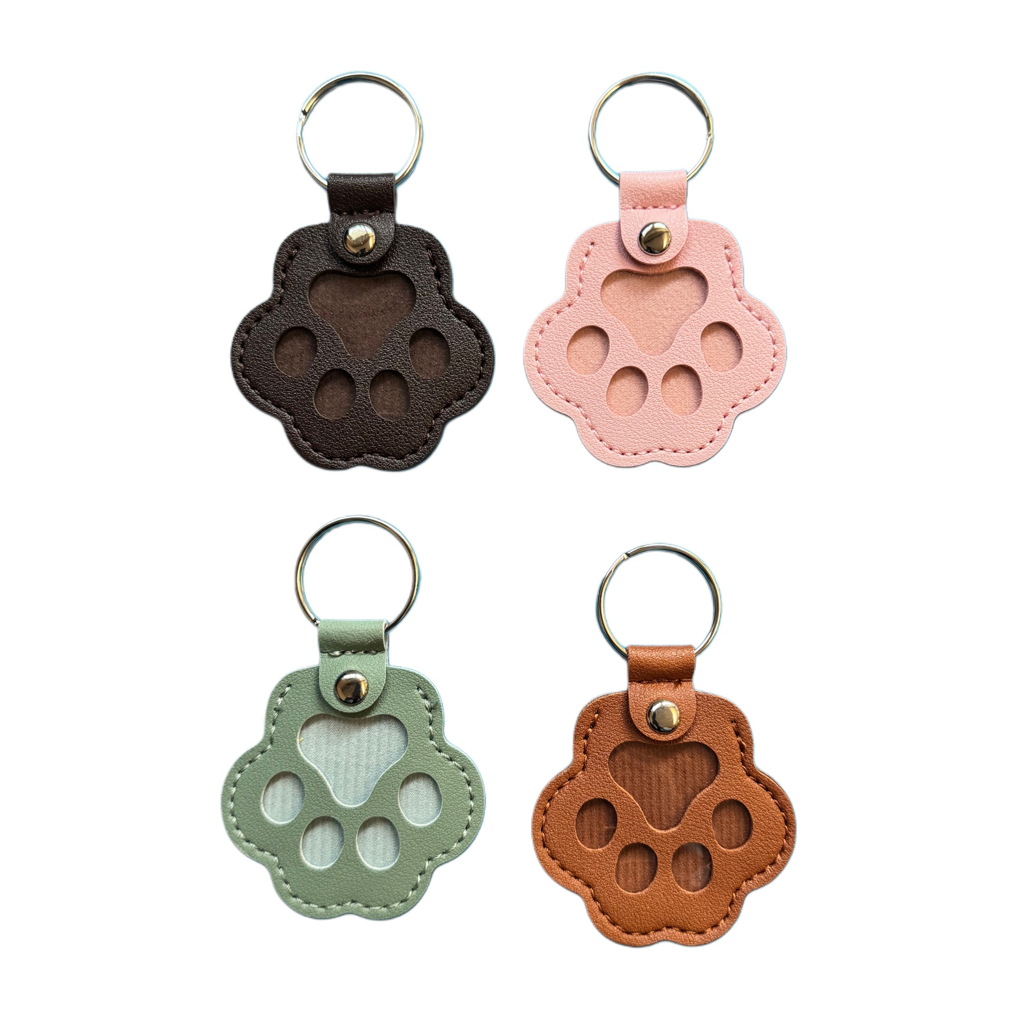 Psí tlapka vzpomínek - přívěsek na klíče
