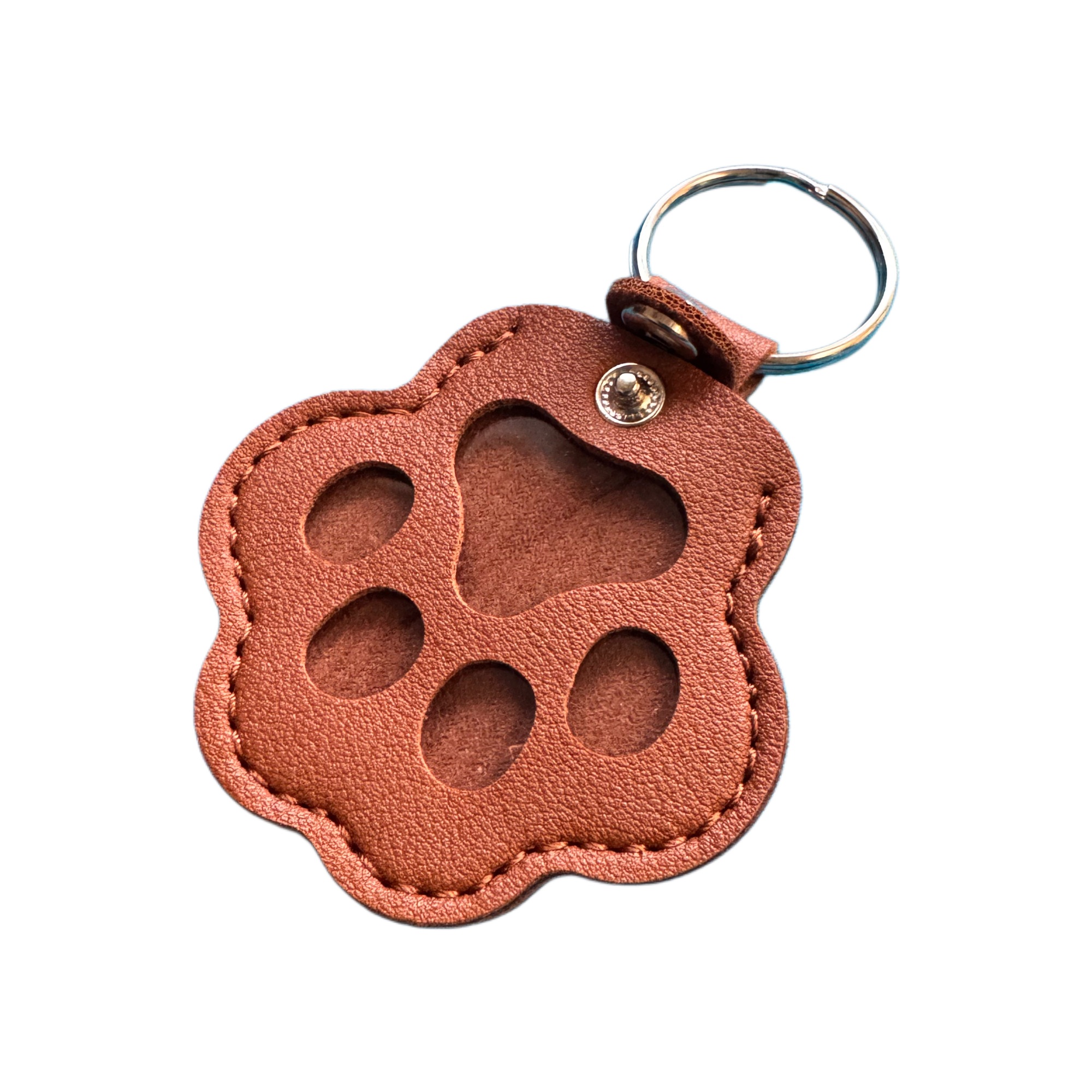 Psí tlapka vzpomínek - přívěsek na klíče