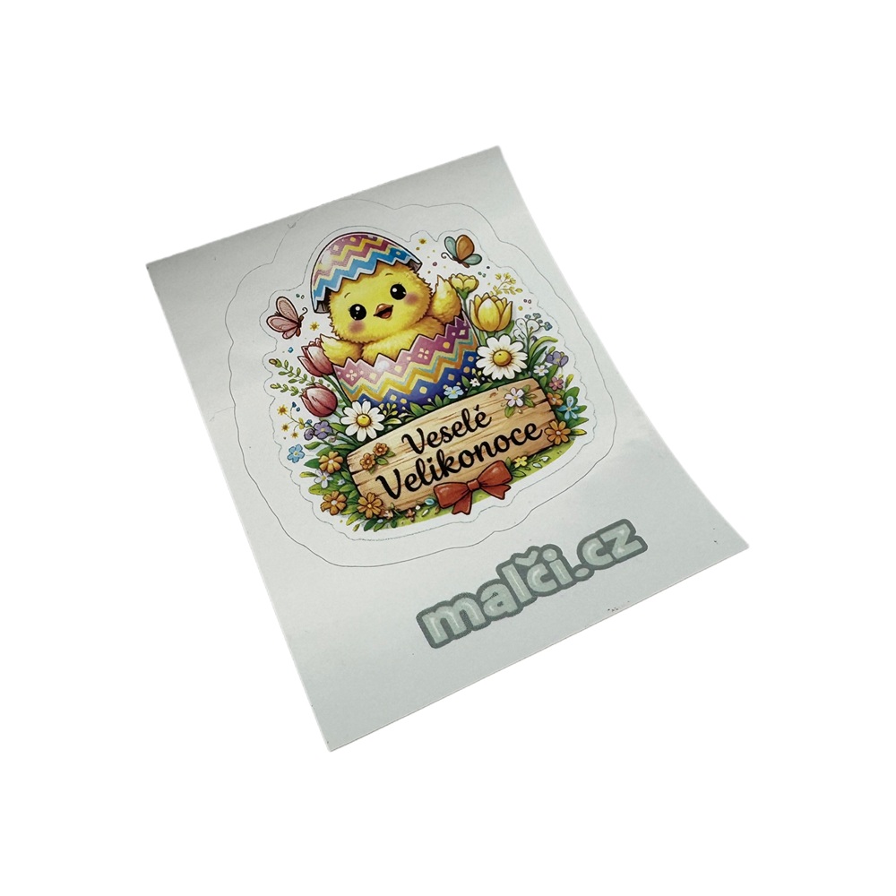 Samolepka Veselé velikonoce v3