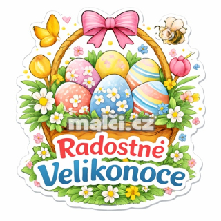 Samolepka Radostné Velikonoce v1