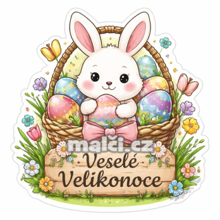 Samolepka Veselé Velikonoce v4