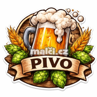 Samolepka Pěnivá klasika v3