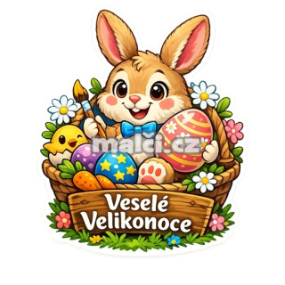 Samolepka Veselé Velikonoce v5